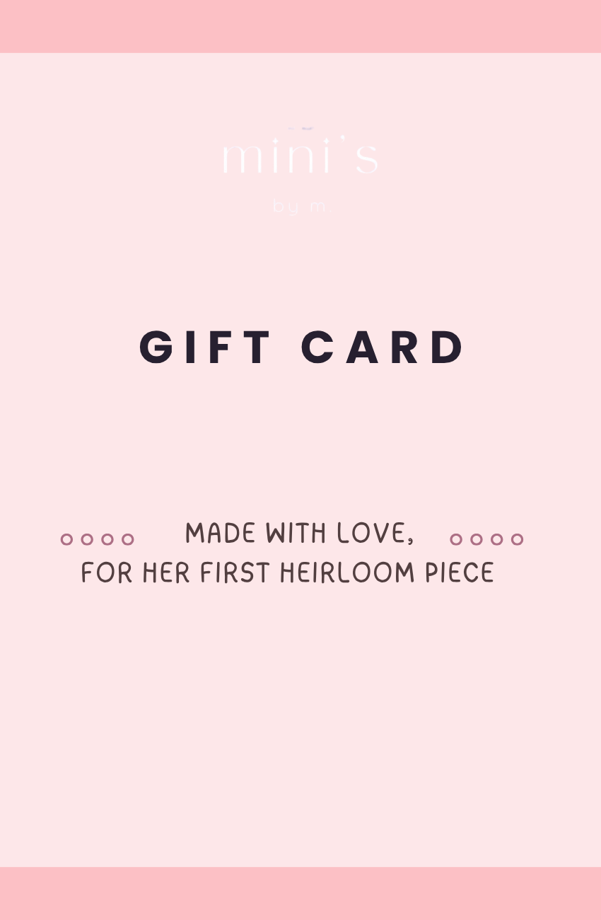Mini's By M Gift Card (Online)